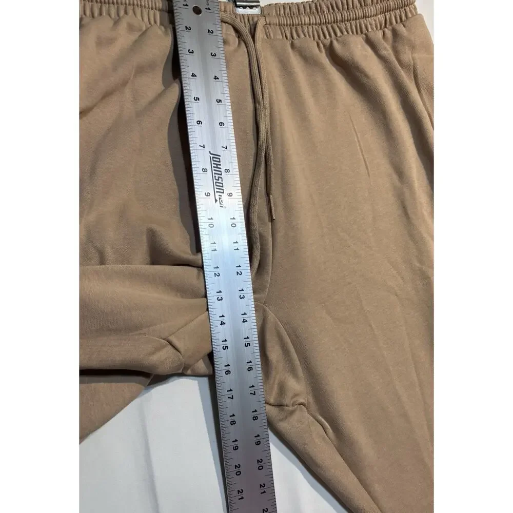 Adidas Cargo Jogger Sweatpants 2XL Beige Tan Athletic Fleece Pants NWT 🔥🖤